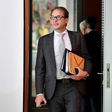 German Transport Minister Alexander Dobrindt arrives for a weekly meeting of the German cabinet at the chancellery in Berlin on September 21, 2016