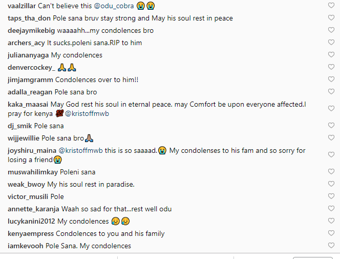 The late James Oduor Cobra aka Odu Cobra