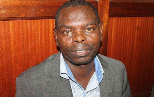 Daniel Kipng’etich Komen when he appeared in Court