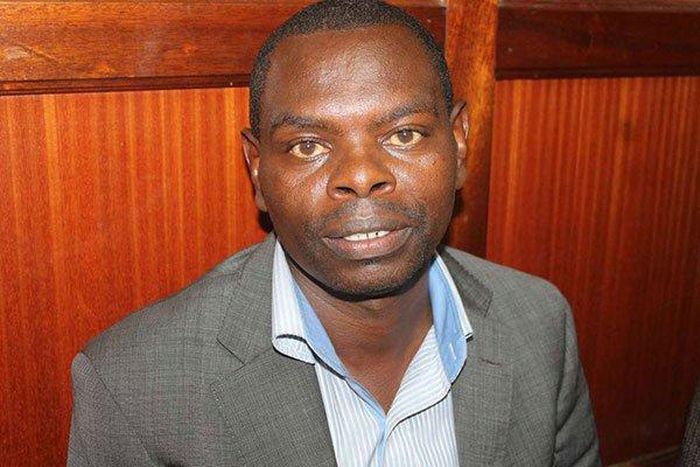 Daniel Kipng’etich Komen when he appeared in Court