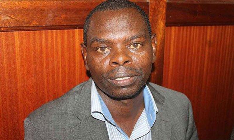 Daniel Kipng’etich Komen when he appeared in Court