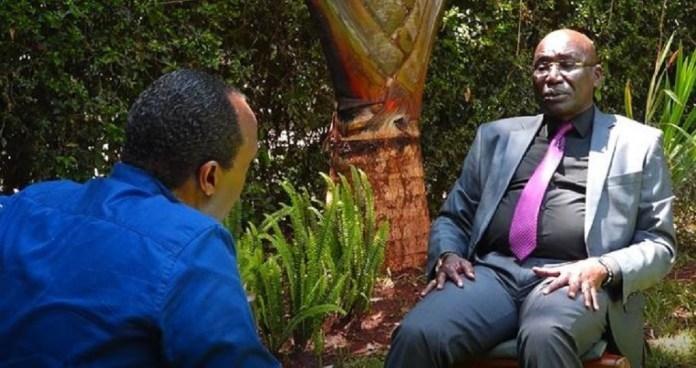 File image of Paul Malong with Jeff Koinange on JKL
