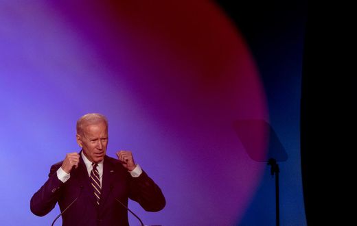 Biden Jokes About Hugging in a Speech, Then Offers a Mixed Apology
