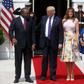 U.S. President Trump welcomes Kenya's President Uhuru at the White House