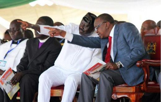 ODM leader Raila Odinga and President Uhuru Kenyatta