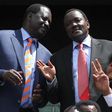 ODM leader Raila Odinga and Kalonzo Musyoka