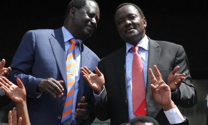 ODM leader Raila Odinga and Kalonzo Musyoka