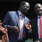 ODM leader Raila Odinga and Kalonzo Musyoka