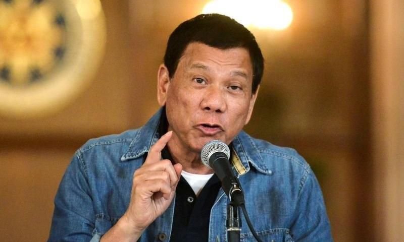 Philippine President Rodrigo Duterte.