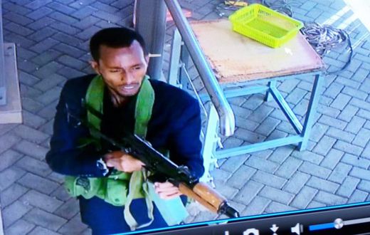 Photo of attacker during the Dusit Attack