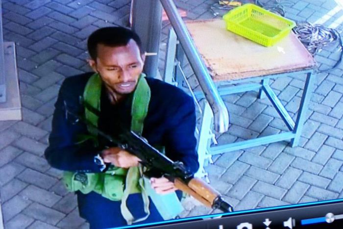 Photo of attacker during the Dusit Attack