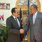President Uhuru Kenyatta with Somali President Mohamed Farmaajo‏ during a past meeting in Nairobi (Twitter)