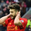 England midfielder Adam Lallana has scored six league goals for Liverpool this season