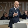 FIFA President Gianni Infantino speaks during the 67th FIFA Congress in the Bahraini capital Manama, on May 11, 2017