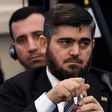 Chief rebel negotiator Mohammad Alloush attends the first session of Syria peace talks at Astana's Rixos President Hotel on January 23, 2017