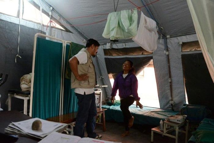 Small, impromptu clinics have stepped in to help victims of Nepal's devastating earthquake two years ago, after the health system was overwhelmed