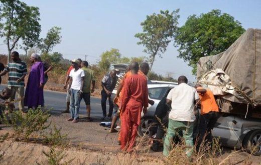An accident scene.