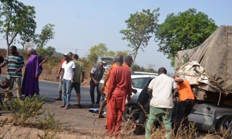 An accident scene.
