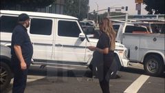 Ciara involved in a car crash