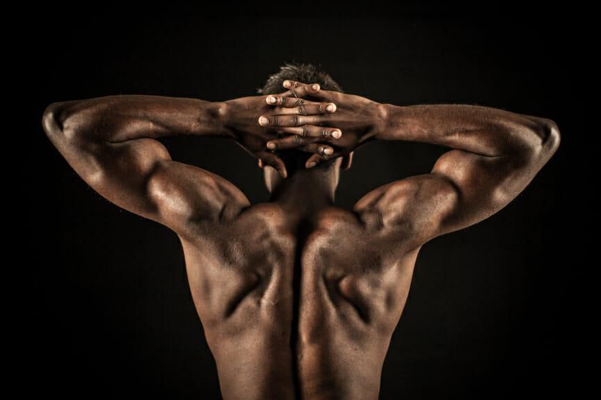 Strong black man (courtesy)