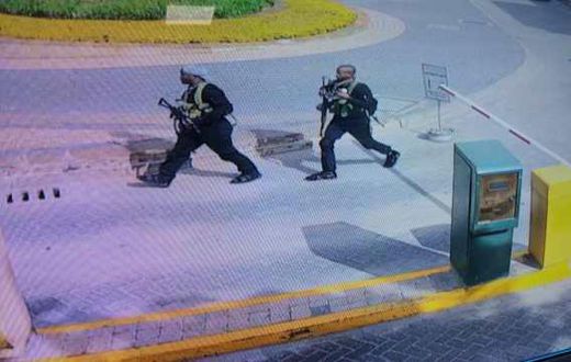 Al Shabaab gunmen at the Dusit complex