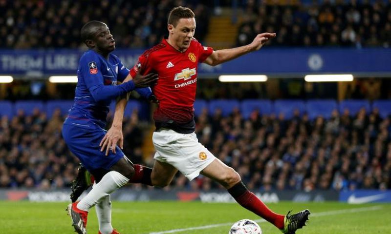 Manchester United's Nemanja Matic has been ruled out for two weeks