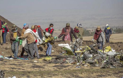 Ethiopian Airlines crash (Twitter)