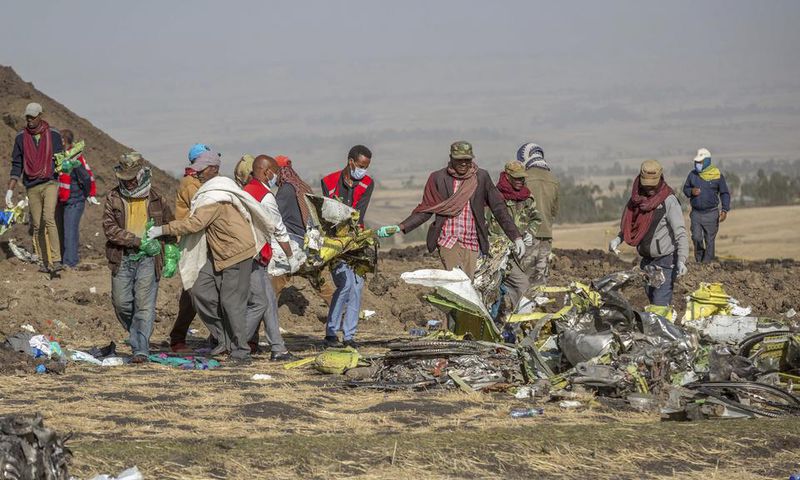 Ethiopian Airlines crash (Twitter)