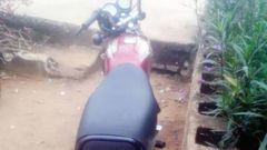 The recovered motorcycle (Illustration)