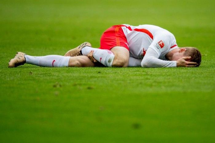 Leipzig´s striker Timo Werner will be pushing through the pain barrier as he returns to action after an injury sustained in a match against Ingolstadt