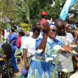 Catholic pilgrims gather for celebrations in Kibeho in southern Rwanda to mark the anniversary of the reported apparition of the Virgin Mary in 1981 in the hope of receiving miracles and being healed from illnesses and disabilities