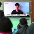 South Koreans watch a TV broadcast showing video footage of a man who claims to be Kim Han-Sol, a nephew of North Korea's leader Kim Jong-Un, at a railway station in Seoul, on March 8, 2017