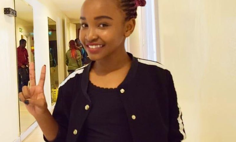 Wendy Waeni with Eric Omondi (Instagram)