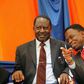 ODM leader Raila Odinga (left) with former party secretary-general Ababu Namwamba at a past event. Ababu is one of the expelled rebelled leaders.