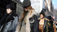 A model walks the runway for the Marc Jacobs collection during New York Fashion Week on February 16, 2017, in New York City