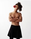 Jaden Smith rocks a skirt and nothing else