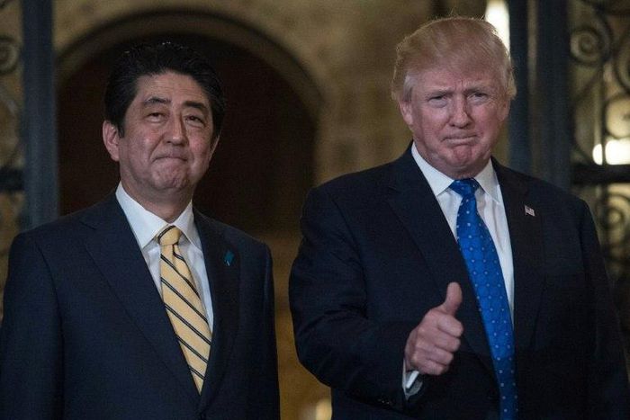 As part of a two-day visit that began in Washington, US President Donald Trump and Japanese Prime Minister Shinzo Abe jetted to Trump's Mar-a-Lago estate in Florida
