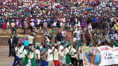 Workers during a past labor day celebrations