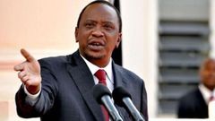 File image of President Uhuru Kenyatta