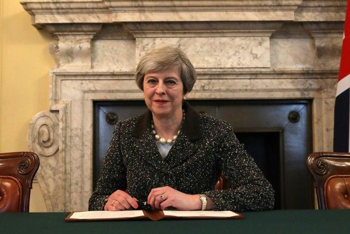 Britain's Prime Minister Theresa May.