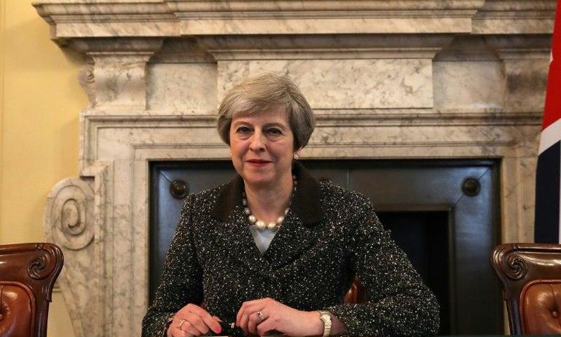 Britain's Prime Minister Theresa May.