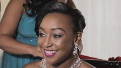 Betty Kyallo during her wedding to Okari (Courtesy)