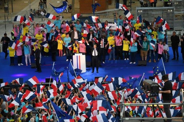 Emmanuel Macron has drawn large crowds to his rallies