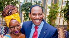 Ann Kansiime with her Boyfriend
