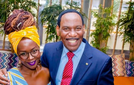 Ann Kansiime with her Boyfriend