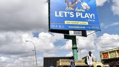 An example of a billboard that could have been pulled down following the ban on outdoor gambling advertisements (Twitter)