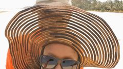 Bob Collymore and Wambui on holiday