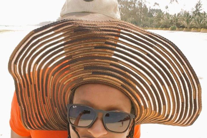 Bob Collymore and Wambui on holiday