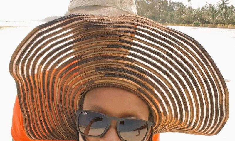 Bob Collymore and Wambui on holiday