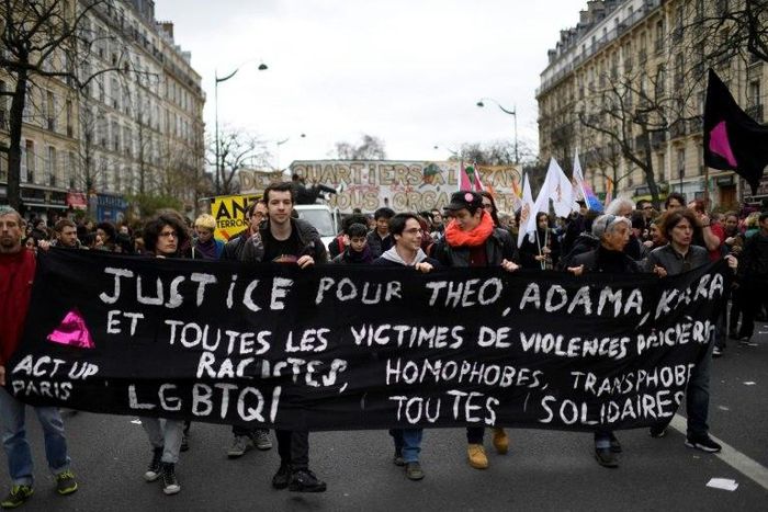 French police have come under pressure for alleged brutality